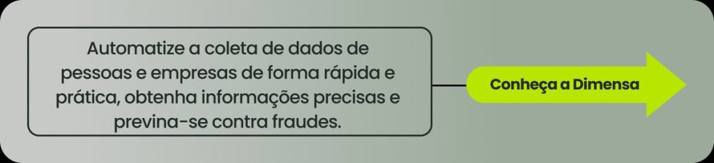 Banner CTA da Dimensa convidando a automatizar a coleta de dados de pessoas e empresas com Background Check
