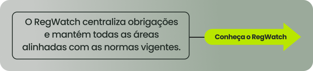 Banner RegWatch: centralize obrigações fiscais e mantenha todas as áreas alinhadas com as normas vigentes
