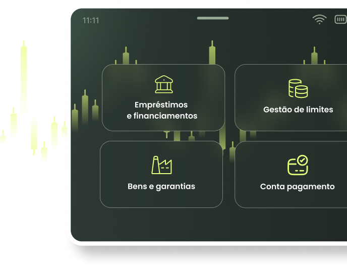 <div>
<p>Soluções completas, flexíveis,<br />
integradas e parametrizáveis<br />
para <strong>operações financeiras<br />
</strong><strong> de </strong><strong>ponta a ponta</strong></p>
</div>